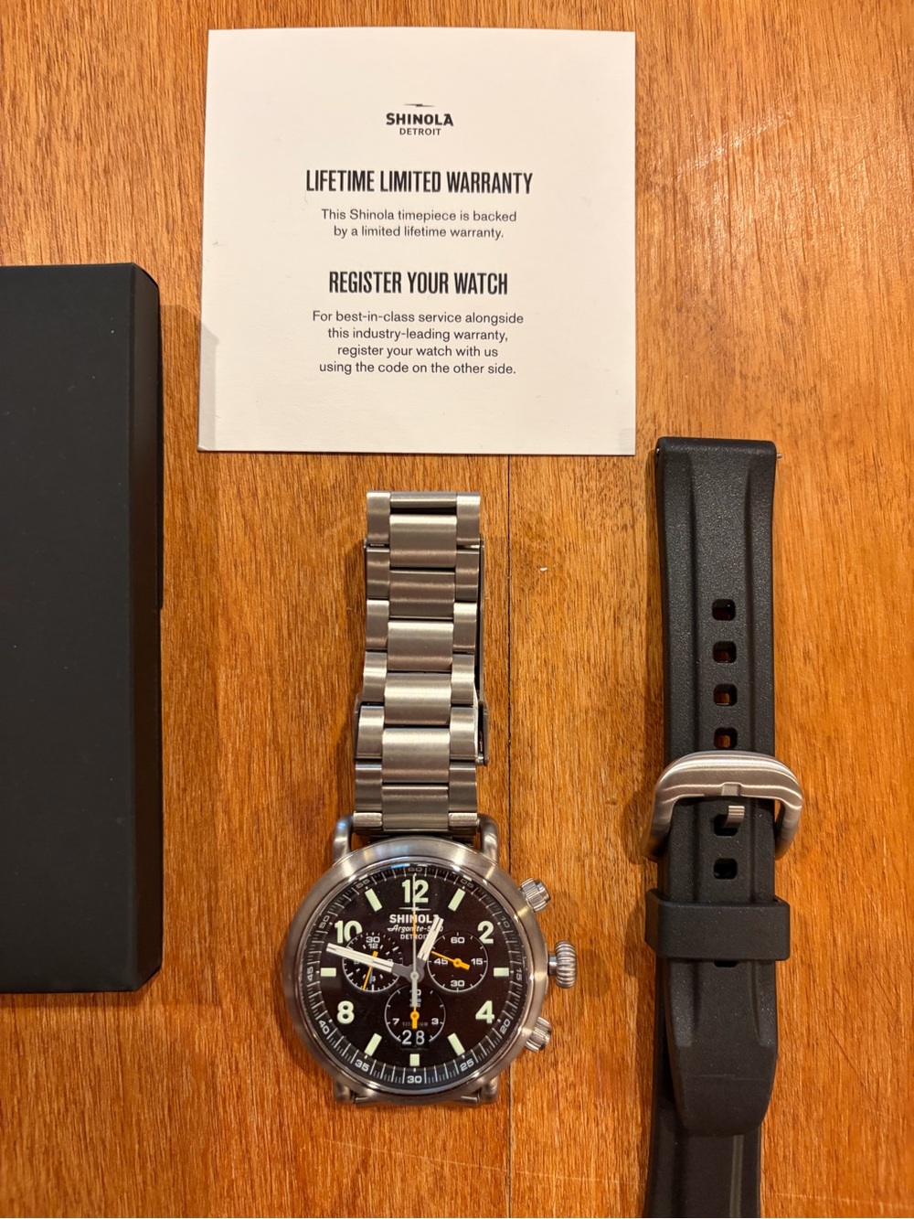 Shinola West Wind Runwell men’s watch, BRAND NEW, NEVER WORN